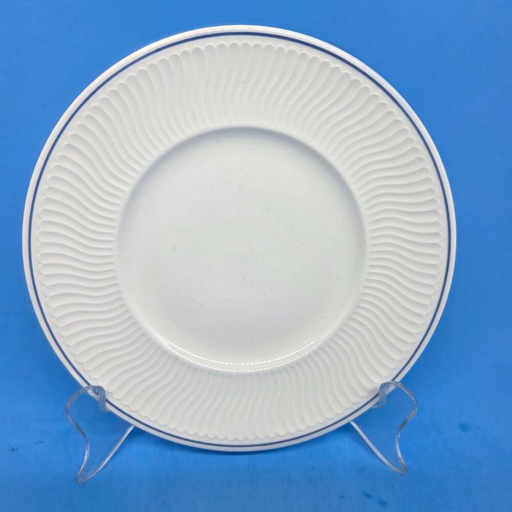 Villeroy And Boch "FILET BLEU" 6 3/4" Porcelain Bread And Butter Plate Excellent